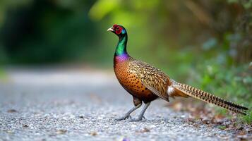 Stunning Pheasant in Nature's Embrace photo