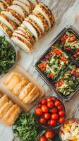 Delicious and Healthy Food Platter for a Party photo