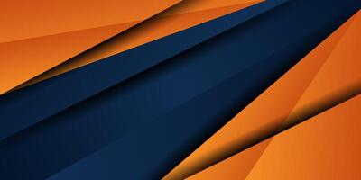 Abstract geometric dark blue and orange square themed overlapping background for cool pattern graphic design. Eps10 vector