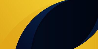 Abstract orange and blue overlapping curved banners with 3D background. Simple overlapping shapes on the background. Paper cut curved pattern. Eps10 vector