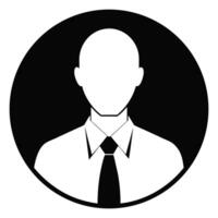 Stylish minimalist avatar profile icons for male and female users in silhouette and outline style perfect for social media web apps and branding tasks vector