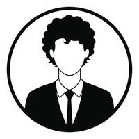 Digital avatar icon pack featuring male and female user images in minimalist black design created for corporate social and digital environments vector