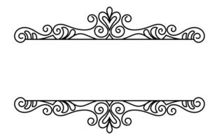 Retro-style horizontal frame perfect for coffee shop brochures and artisan catalog layouts. vector