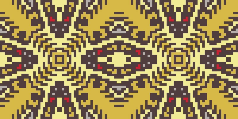 Antique Arabic Floral Patternfolk Embroidery, Aztec Geometric Ornament Print. Design for Carpet, Wallpaper, Clothing, Wrapping, Fabric