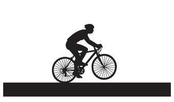 Focused Cyclists Excelling in Road Activities Reflecting Teamwork and Strength Highlighting Positive and Energizing Lifestyle Choices vector
