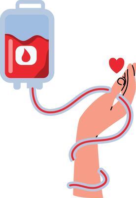 Medical Blood Donor Icon.