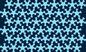 Snow Flakes Seamless Pattern Background vector