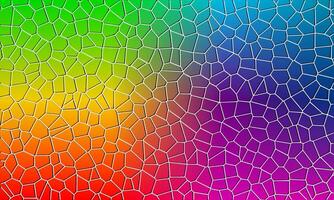 Color Gradien With Broken Glass Effect Background vector