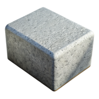 radiant renaissance Concrete block, textured surface, NO BACKGROUND with Transparent Background. perfect clarity png