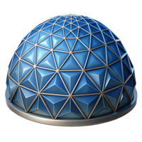 beautiful traditional Architectural rendering of a geodesic dome NO BACKGROUND with Transparent Background. flawless png
