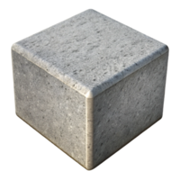 serene standout Concrete block, textured surface, NO BACKGROUND with Transparent Background. png