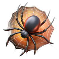 bold majestic A spider, spinning a web. NO BACKGROUND with Transparent Background. elite png