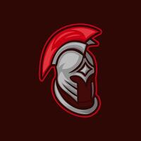 Spartan logo mascot team vector