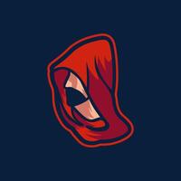 Hacker mascot logo vector