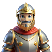 alluring creative A powerful knight, in shining armor, NO BACKGROUND with Transparent Background. precision png