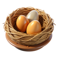elegant gothic Bird's nest NO BACKGROUND with Transparent Background. 8K png