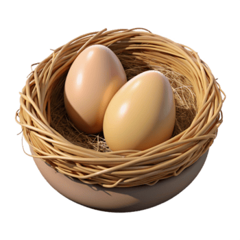 distintivo vanguarda esvaziar pássaro ninho não fundo com transparente fundo. refinado png