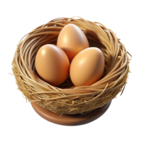 spectacular rustic Bird's nest NO BACKGROUND with Transparent Background. 4K png