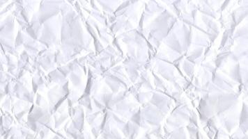 Wrinkled paper texture motion loop with soft crumpled visual background video