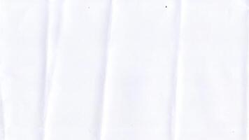 Faded white paper with wrinkles and subtle crumpled motion animation video