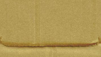 Paper cardboard animation loop with analog packaging feel video