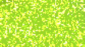 suave verde pixelizada movimento, abstrato digital quadrados, elegante ciclo textura, à moda mínimo gradiente, tecnologia vibração fundo video