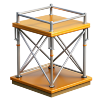 dreamy mesmerizing Scaffolding platform NO BACKGROUND with Transparent Background. masterfully captured png