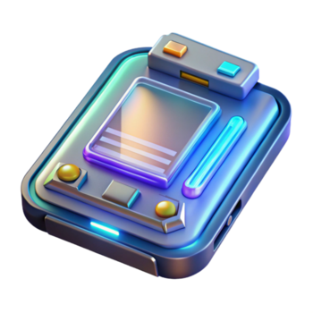 fängslande minimalistisk trogen data vaddera med holografiska gränssnitt Nej bakgrund med transparent bakgrund. raffinerad png