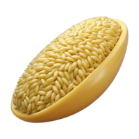 coveted elegant Single grain of rice NO BACKGROUND with Transparent Background. crisp png