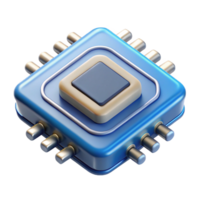 harmonioso glorioso microchip com intrincado circuitos não fundo com transparente fundo. habilmente tiro png