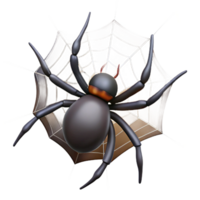 beautiful playful rustic A spider, spinning a web. NO BACKGROUND with Transparent Background. luxury png
