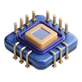 seductor creativo cuántico computadora procesador con superconductor circuitos, No antecedentes con transparente antecedentes. auténtico png