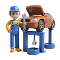 acclaimed coastal Mechanic working under car NO BACKGROUND with Transparent Background. elite png