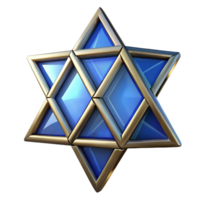 dramatic elegant Synagogue stained glass Star of David, NO BACKGROUND with Transparent Background. genuine png