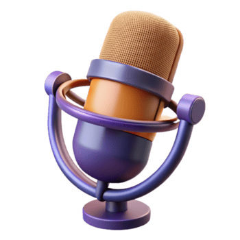 dinâmico imaculado uma qualidade de estúdio microfone com pop filtro. não fundo com transparente fundo. profissional png