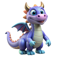 calm extraordinary A stylized, cartoon-style, friendly dragon. NO BACKGROUND with Transparent Background. 4K png