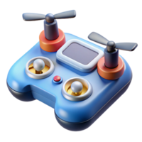 stunning artistic A drone remote control. NO BACKGROUND with Transparent Background. detailed png
