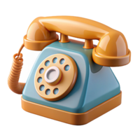 alluring sought-after A retro, vintage rotary telephone. NO BACKGROUND with Transparent Background. png