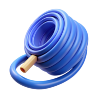 whimsical extraordinary A roll of ethernet cable, blue. NO BACKGROUND with Transparent Background. refined png