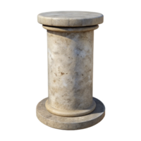 alluring romantic geometric Concrete pillar texture sample, NO BACKGROUND with Transparent Background. premium png