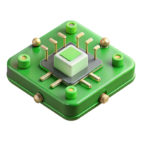 fascinating whimsical rustic A circuit board, green with visible components. NO BACKGROUND with Transparent Background. elite png