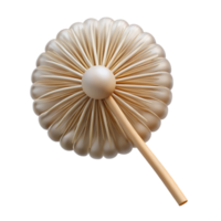 serene unparalleled Close-up of a dandelion seed head NO BACKGROUND with Transparent Background. png