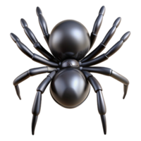 captivating exceptional A black and white image of a spider NO BACKGROUND with Transparent Background. png