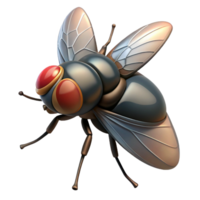 dramatic mysterious retro A Housefly. NO BACKGROUND with Transparent Background. exclusive png