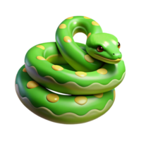 bold mesmerizing A slithering green tree python. NO BACKGROUND with Transparent Background. elite png