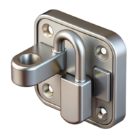mesmerizing retro Window latch, metal mechanism, NO BACKGROUND with Transparent Background. original png
