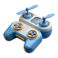 enchanting romantic artistic A drone remote control. NO BACKGROUND with Transparent Background. detailed png
