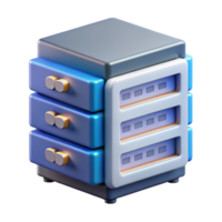 striking tranquil surreal A server rack unit. NO BACKGROUND with Transparent Background. handcrafted png