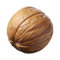 dramatic acclaimed Single walnut NO BACKGROUND with Transparent Background. png