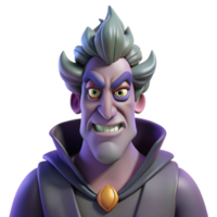 captivating memorable Hades, God of the Underworld, stern expression, NO BACKGROUND with Transparent Background. png